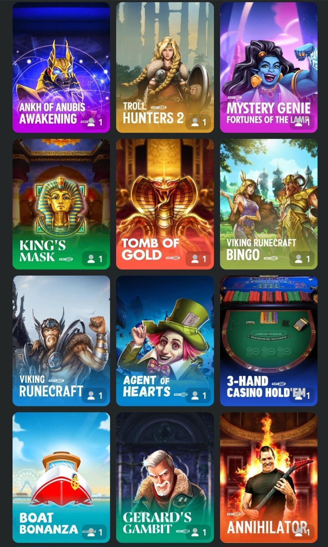 BetOnline Casino game